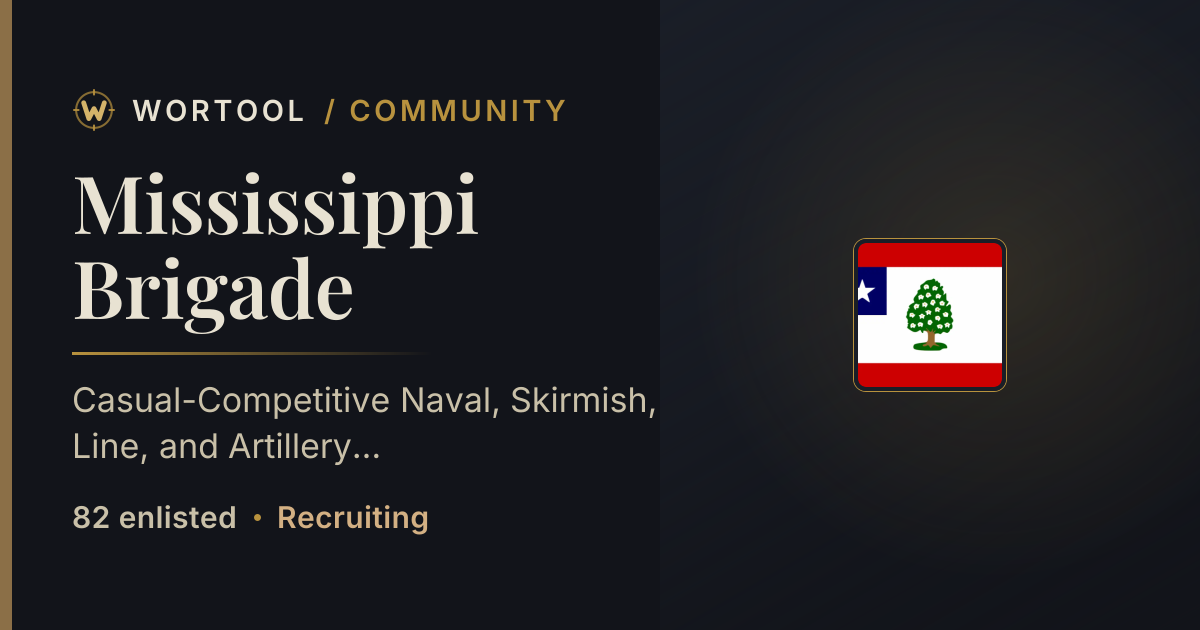 Mississippi Brigade | WoRTool